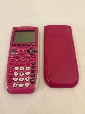 Texas Instruments TI-84 Plus Graphing Calculator Hot Pink Mark on screen